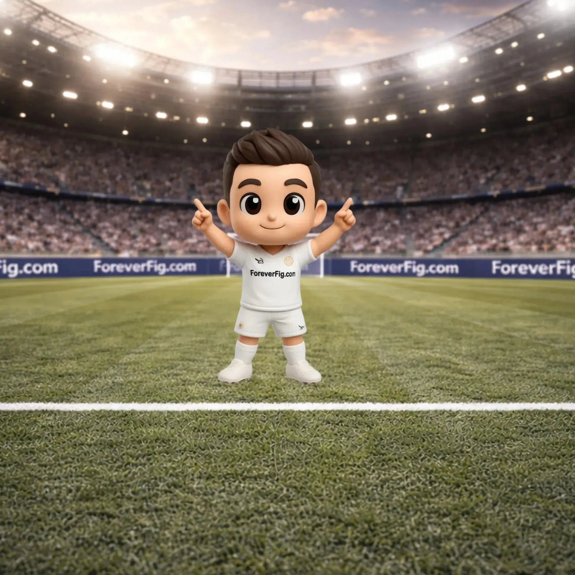 ForeverFig 3D-Fußball-Minifigur – personalisiert in 8 cm oder 10 cm - ForeverFig