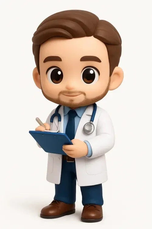 ForeverFig 3D-Medizin-Minifigur – personalisiert in 8 cm oder 10 cm - ForeverFig