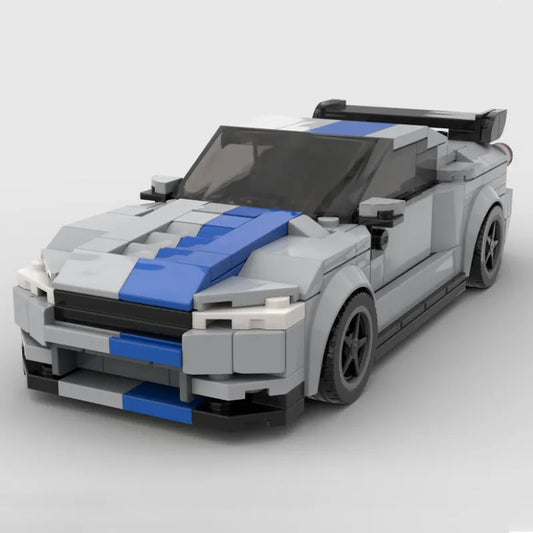 Nissan Skyline GT-R R34 Z-Tune – Rennfahrzeug aus Klemmbausteinen