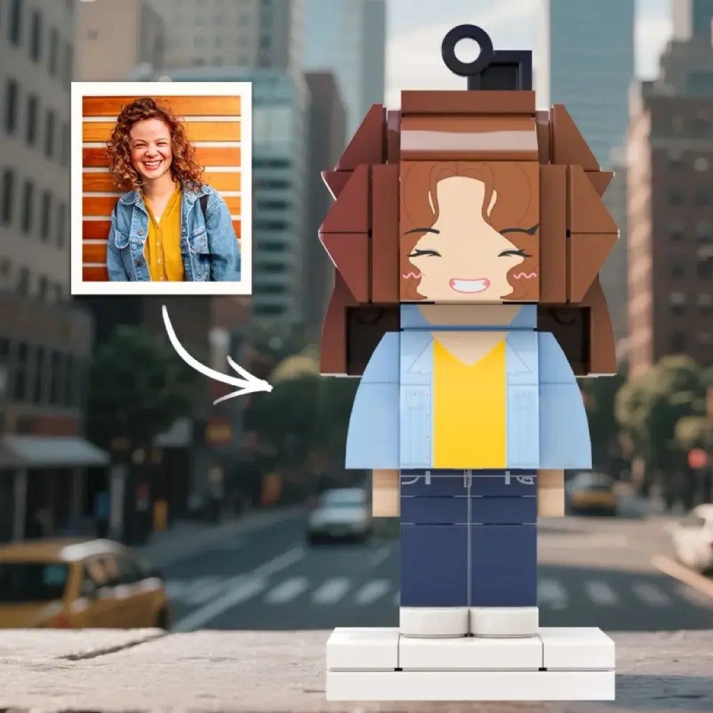 ForeverFig – Personalisierte Mini-Bausteinfigur als Schlüssel- oder Taschenanhänger