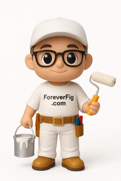 ForeverFig – Personalisierte 3D-Bauarbeiter Figur – 8 cm oder 10 cm