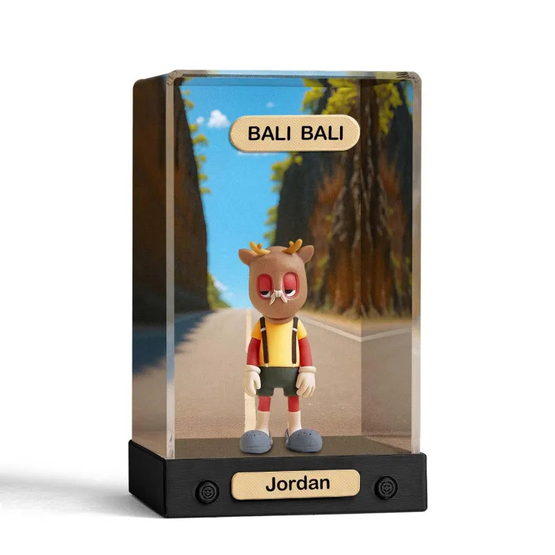 Custom 3D Mini Figur aus deinem Foto – mit Acrylbox