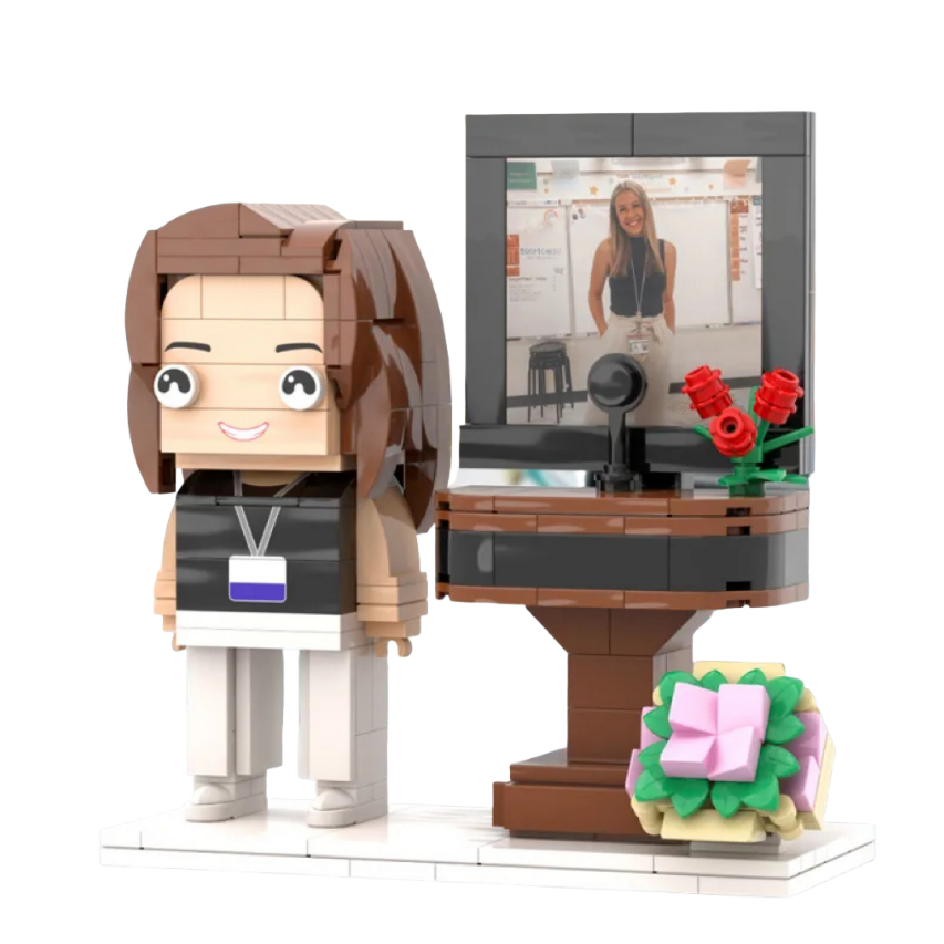 ForeverFig – Personalisierte Brick Figur für Lehrer oder Beruf