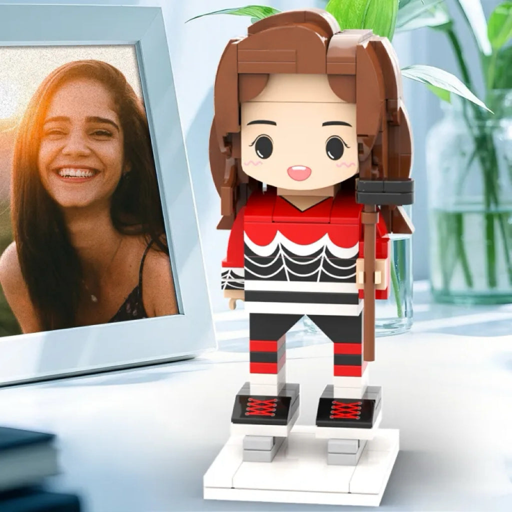 ForeverFig – Personalisierte Brick Figur im Eishockey-Stil