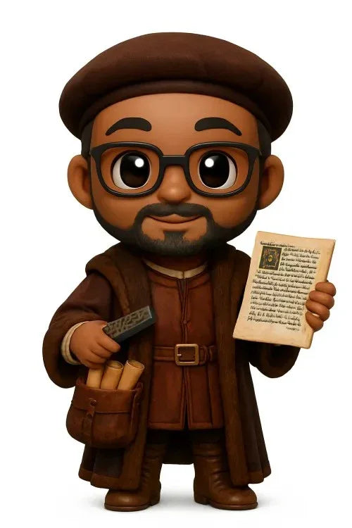 ForeverFig – Johannes Gutenberg Figur - ForeverFig