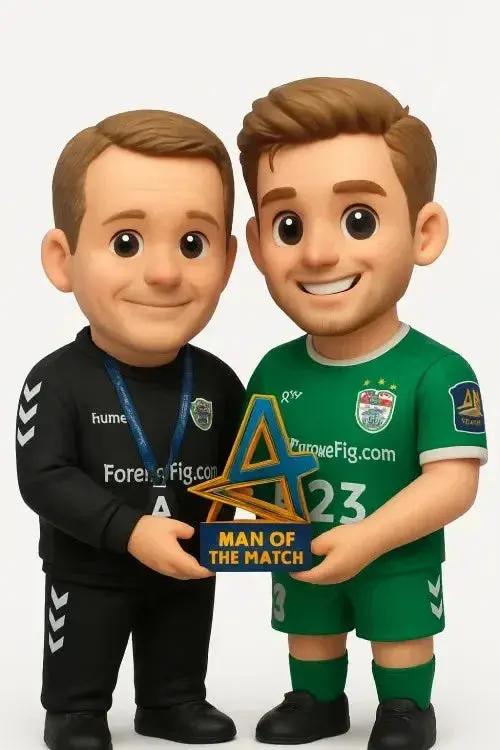ForeverFig 3D Minifigur Handball – 2 Personen – 8 cm - ForeverFig