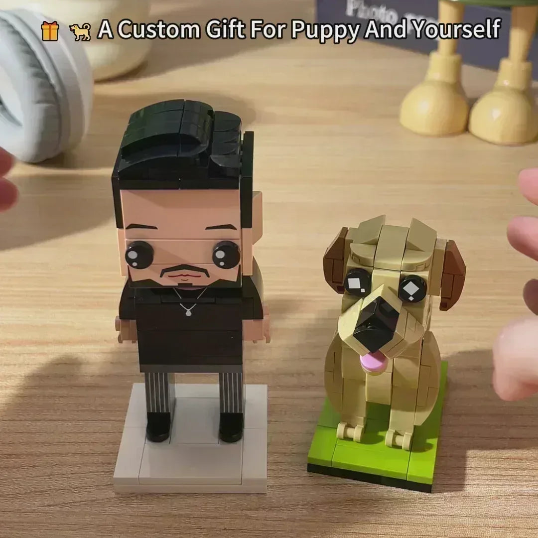 ForeverFig – Vollständig anpassbare Bausteinfiguren für 4 Personen im Mini-Format - ForeverFig