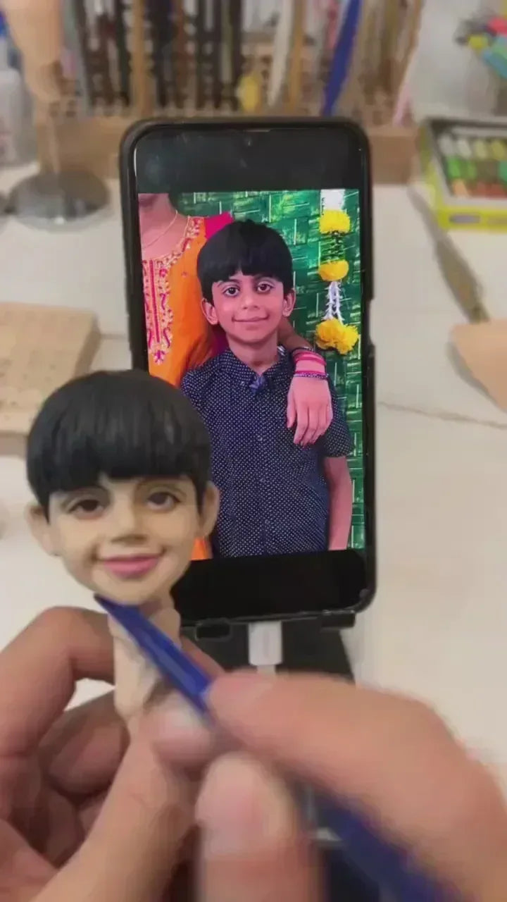 ForeverFig – To Be Dad – Personalisierte Wackelkopf Figur mit Gravur - ForeverFig