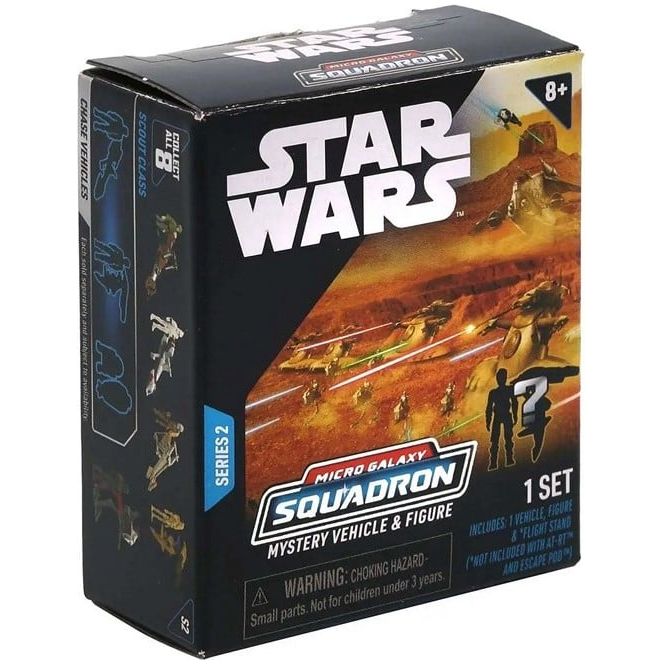 Star Wars Micro Galaxy Series 2 – Display with 12 Mystery Packs for ages 4 and up