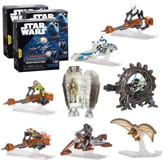Star Wars Micro Galaxy Mystery Series 4 – Display with 12 pieces for ages 4 and up