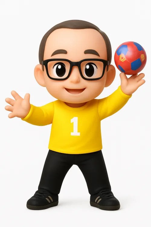 ForeverFig 3D Handball Minifigur – personalisiert in 8 cm oder 10 cm