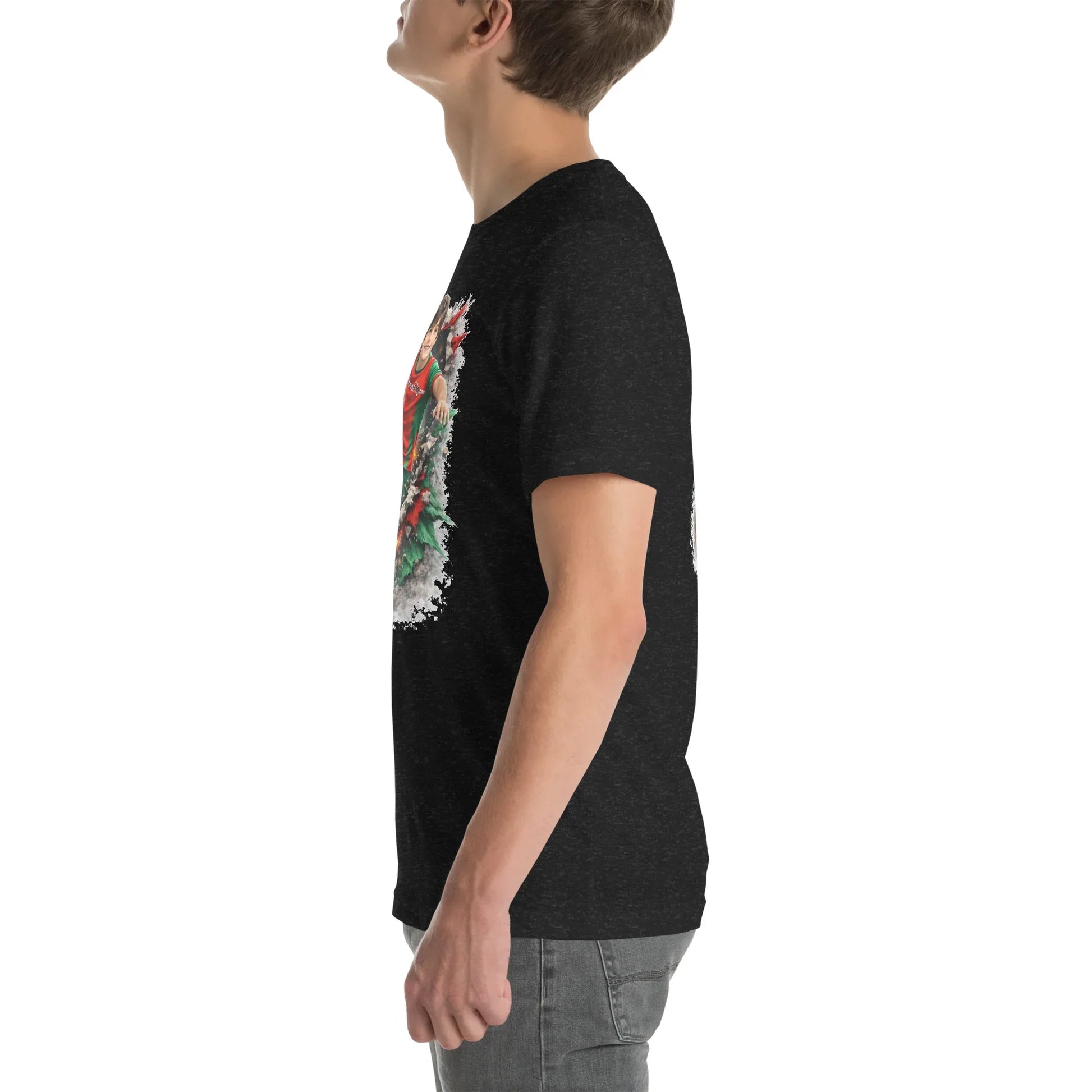 ForeverFig personalisiertes Handball T-Shirt – Sprungwurf - ForeverFig