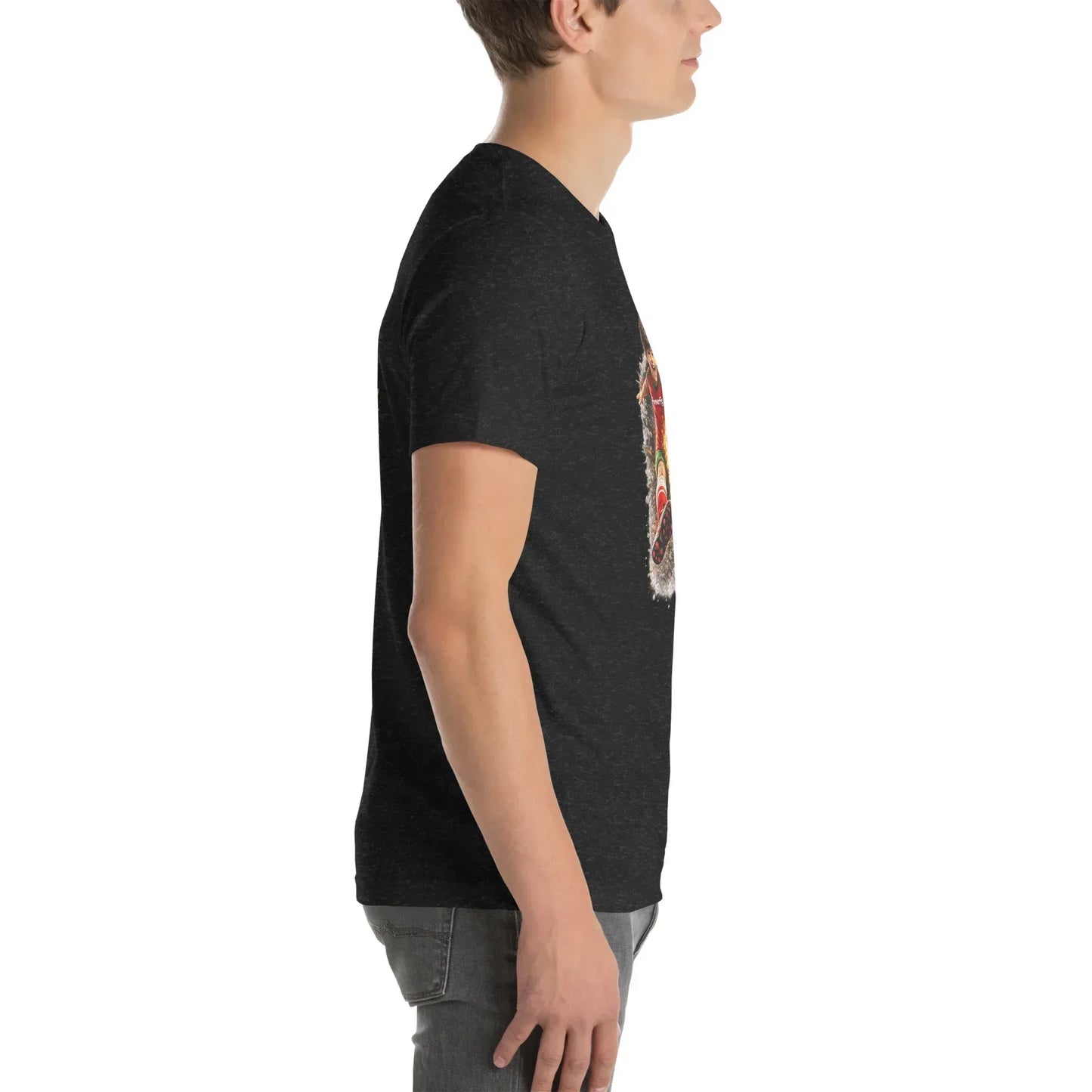 ForeverFig personalisiertes Fußball T-Shirt – der Ball fliegt durch den Körper - ForeverFig