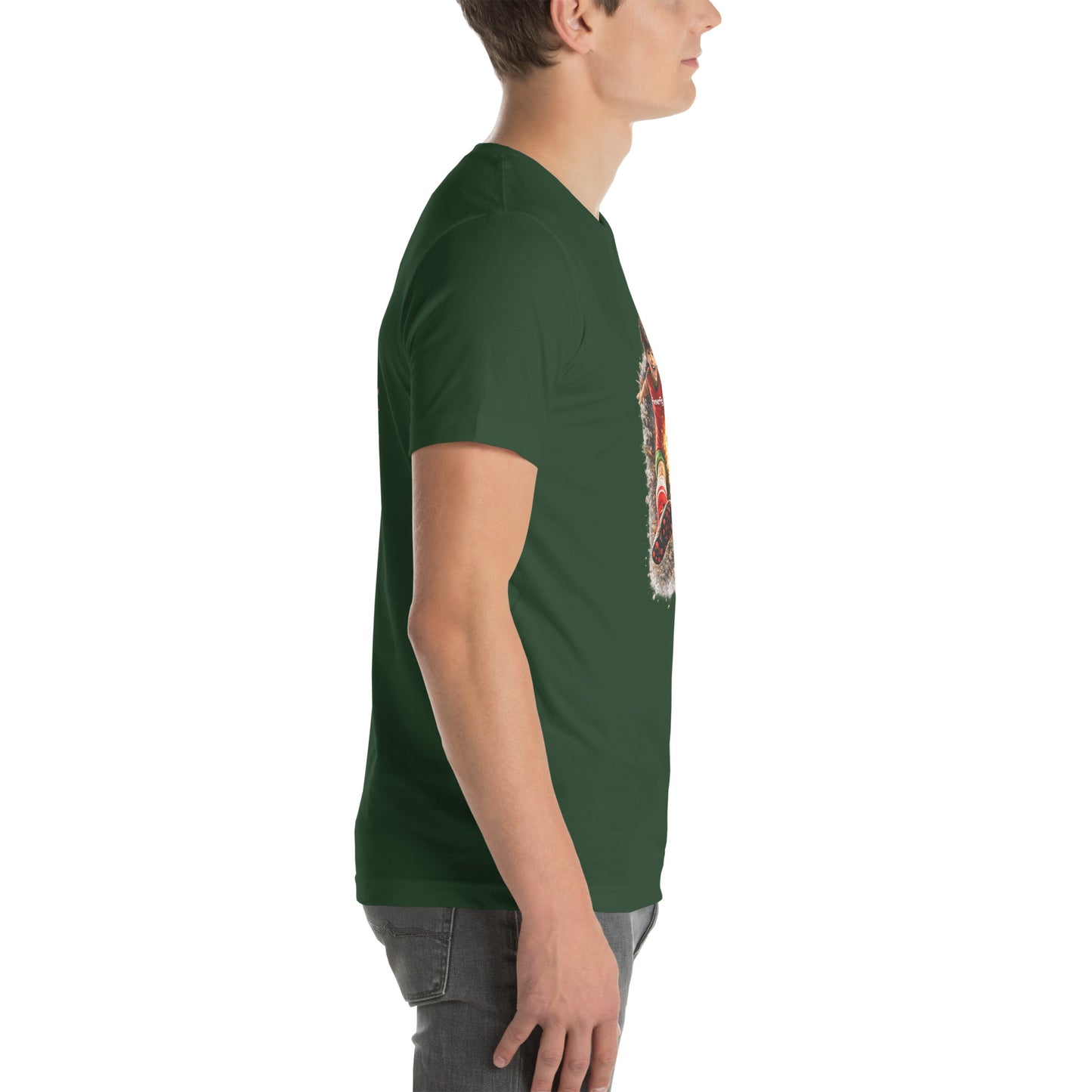 ForeverFig personalisiertes Fußball T-Shirt – der Ball fliegt durch den Körper - ForeverFig