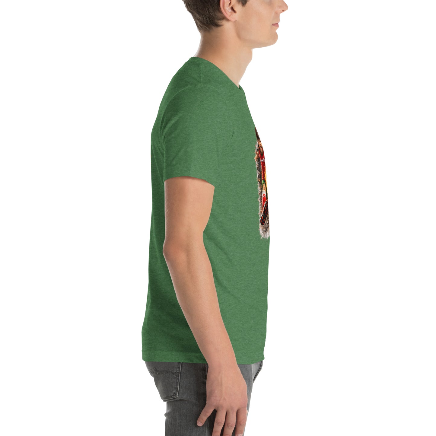 ForeverFig personalisiertes Fußball T-Shirt – der Ball fliegt durch den Körper - ForeverFig