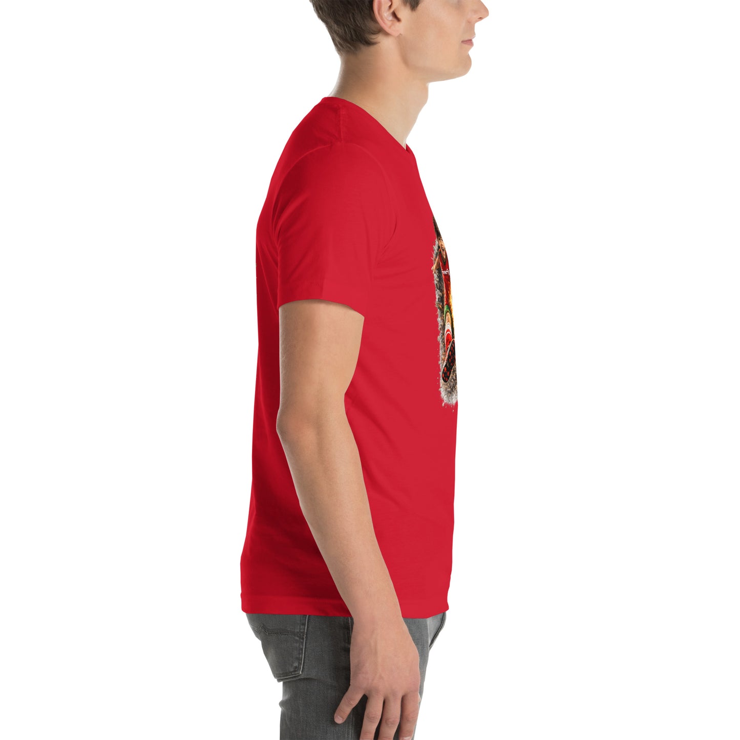 ForeverFig personalisiertes Fußball T-Shirt – der Ball fliegt durch den Körper - ForeverFig