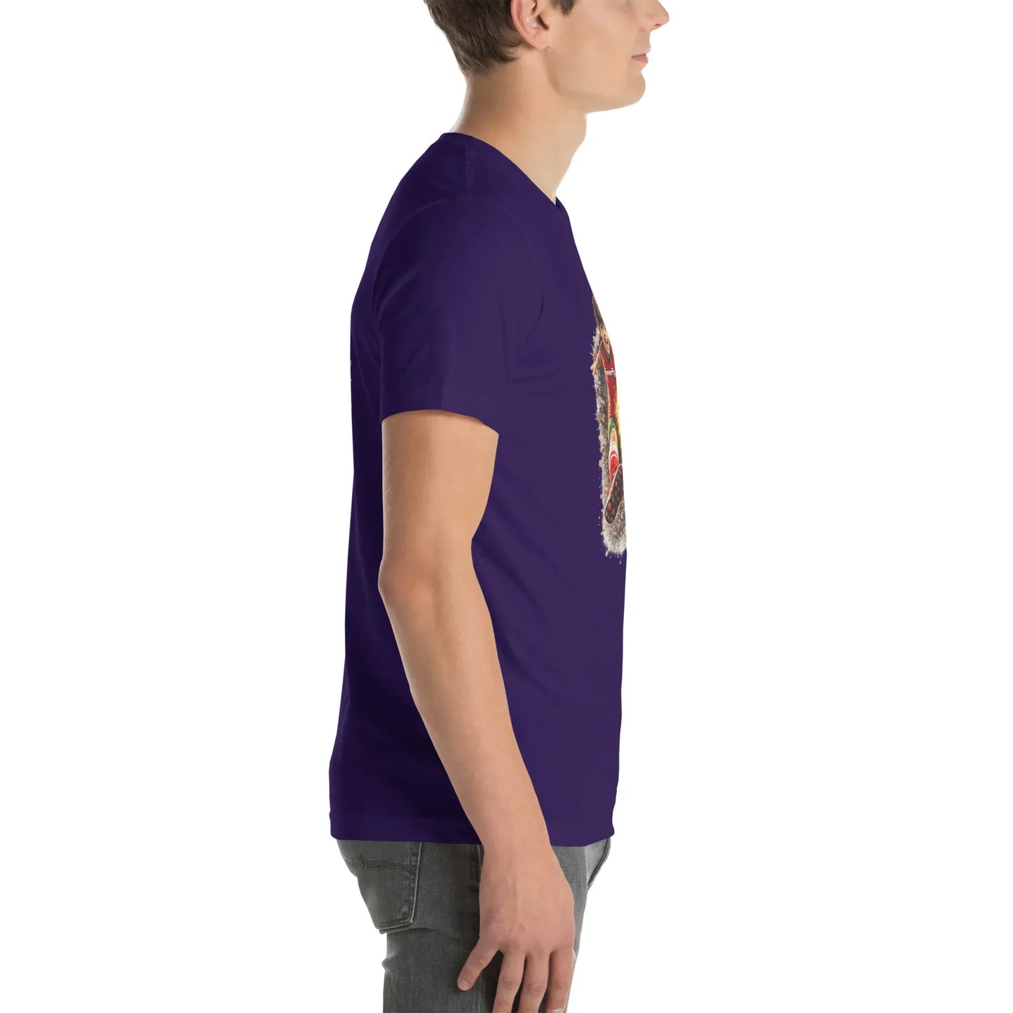 ForeverFig personalisiertes Fußball T-Shirt – der Ball fliegt durch den Körper - ForeverFig